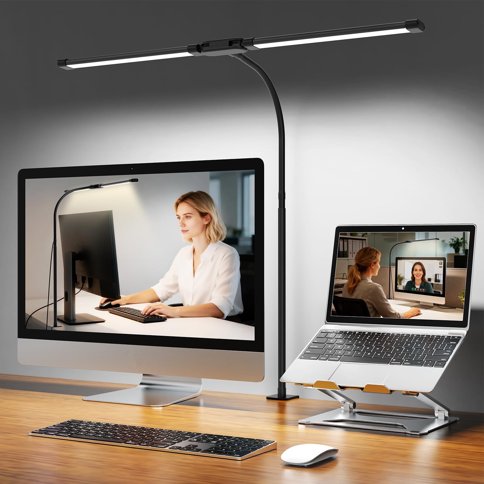 Woputne Desk Lamp with Clamp