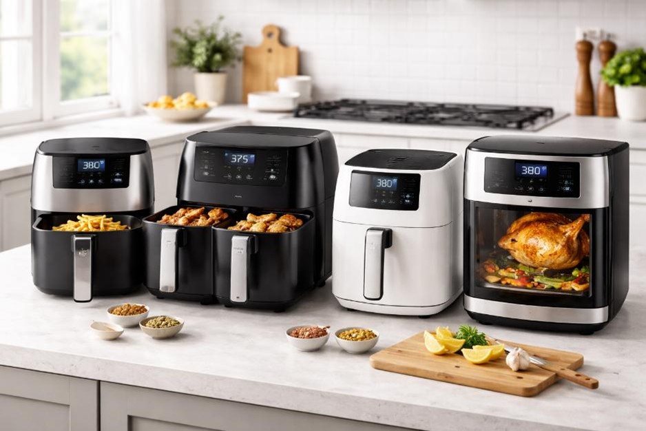 Air fryer on kitchen counter